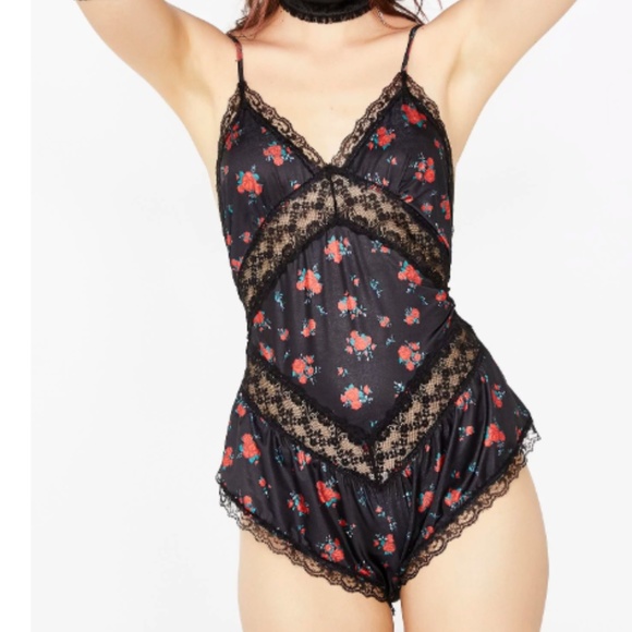 Sugar Thrillz Other - Sugar Thrillz - WICKED BUY ME ROSES ROMPER